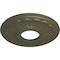 Ekena Millwork Blackthorn Ceiling Medallion (Fits Canopies up to 4 7/8"), 11 3/4"OD x 3 5/8"ID x 1"P, Witch Hazel CM11BLWHF - alternate 5